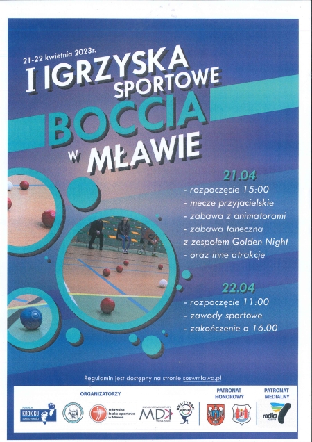 I Igrzyska Sportowe BOCCIA w Mławie